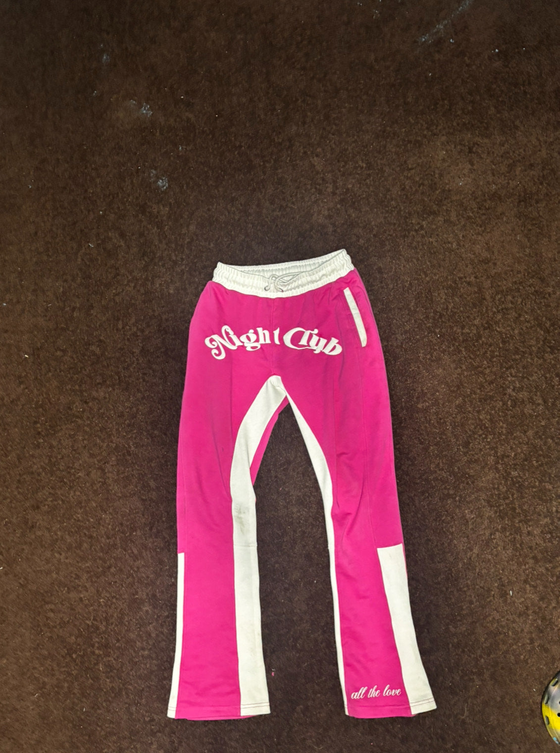 Nightclub Flare Puff Print Sweatpants